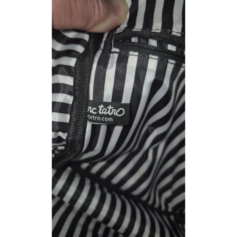 Marc Tetro Westie Terrier black adjustable mini backpack zip up pockets - Picture 12 of 12